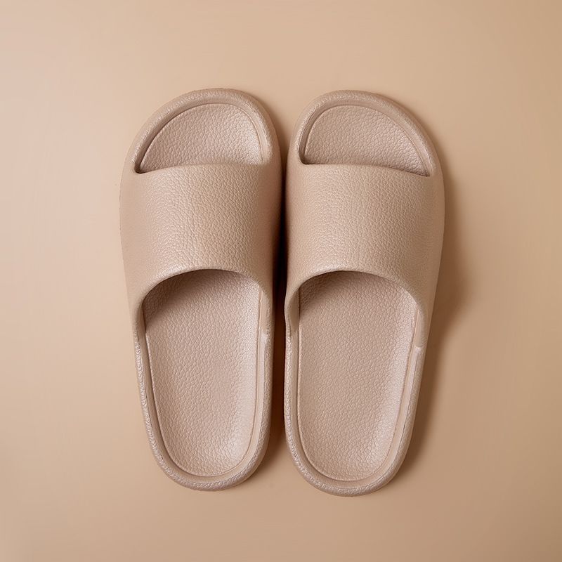 Fashion indoor versatile unisex leather pattern slippers home daily light comfortable soft sandals