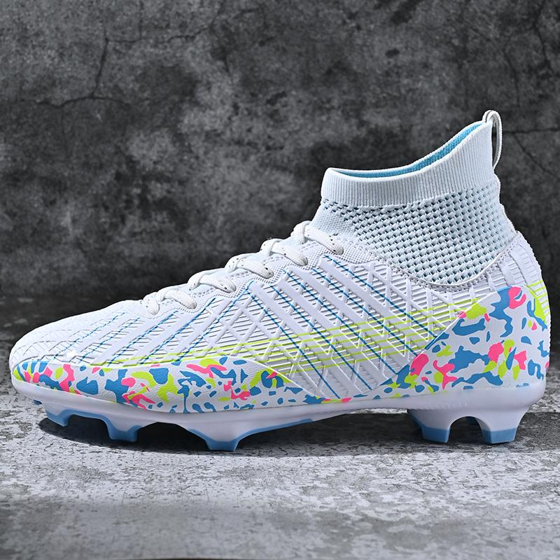 34-45unisex Football Shoes Large PVC Football Shoes Men's Training Special Children's Long Nails AG Children Game Training Football Shoes