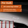 8/12 Pezzi adesivo metallico per styling auto è adatto per serie A Q S RS logo Sline RS display console centrale adesivo maniglia porta.