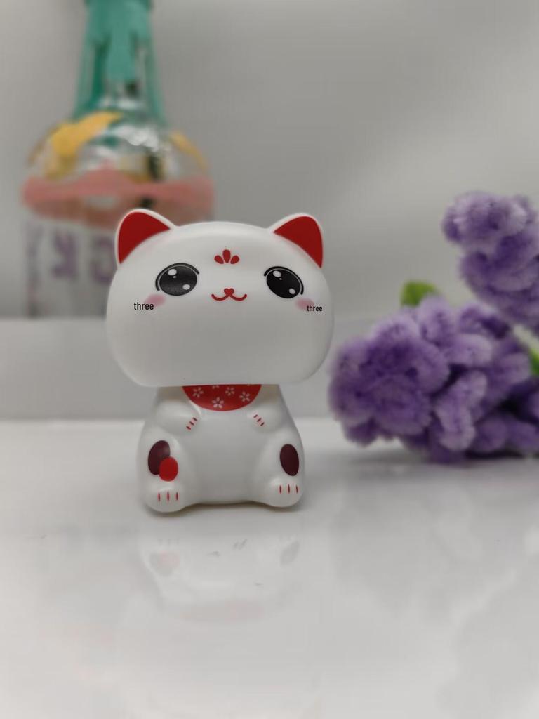 Solarbetriebene Winkekatze Figur - Kreatives Ornament und Einzigartiges Geschenk