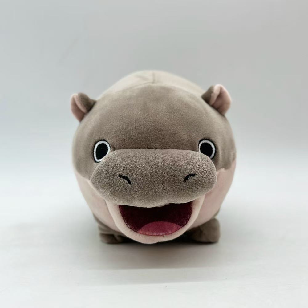 22cm Simulation Mouth Opening Pig Stuffed Plush Toy Figurine Cartoon Anime Cute Pillow Pillow Children's Birthday Gift Doll