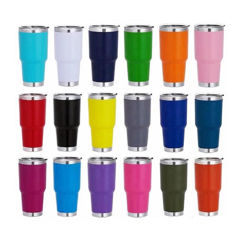 (1pcs) Popuplar Car Beer Coffee Mugs Vacuum Cup Insulated Cup Flask Thermos Cup 10oz 20oz 30oz