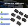 80Pcs Car Sunroof Slider Repair Clips For Renault Megane 3 918066133R 7701209744