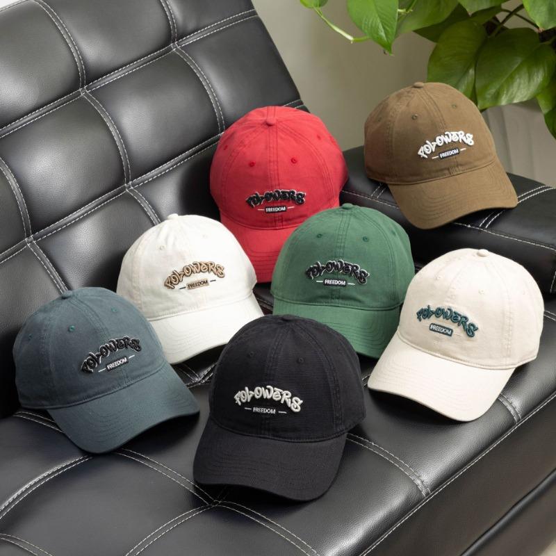 Soft top embroidered baseball cap summer new fashion hat women's versatile cap men's casual visor