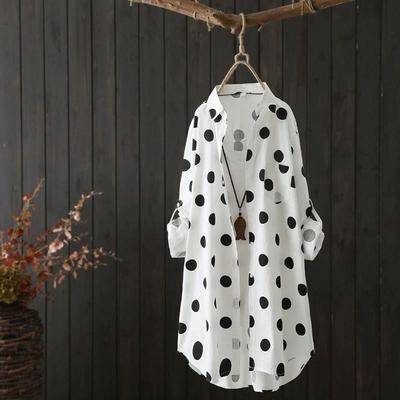 Chemise d'été longue à boutonnage simple unique multi-boutons protection solaire veste décontractée ample fine