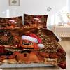 Custom 3Pcs Christmas Freddy'S Party Bedding Sets For All Sizes New 3D Printed Bed Cover Comforter Duvet Cover Pillowcase Bedroom Decoration