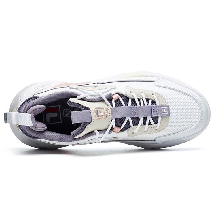 FILA Vortex Low Top Retro Basketball Shoes Women sneaker FILA-White F12W111234FPF