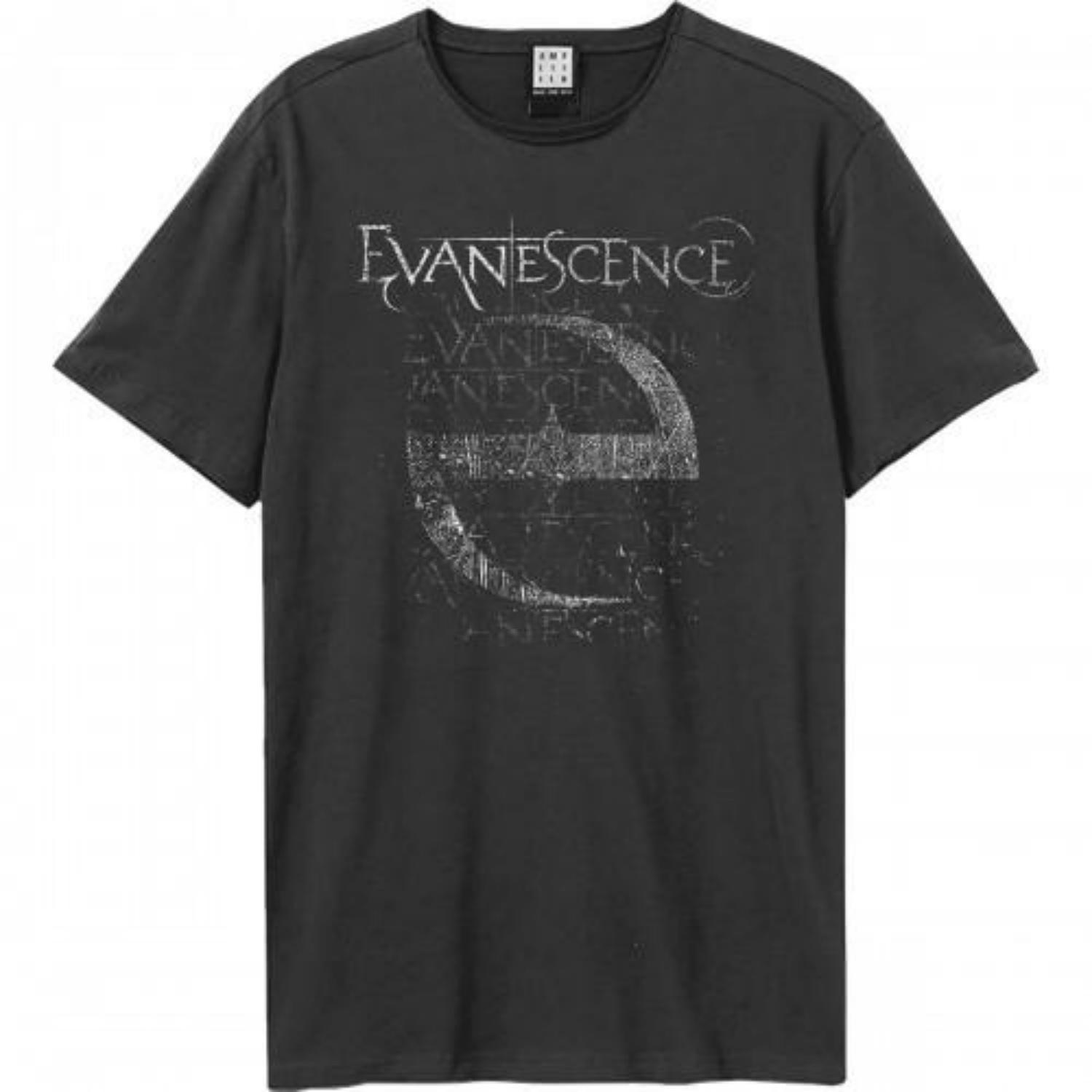 

Amplified Unisex Adult Distressed Stamp Evanescence T-Shirt S разноцветный