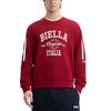 FILA Fashion Letter Versatile Skin-Friendly Soft Sweatshirt Men sweatshirt Burgundy F11M449210A-WI