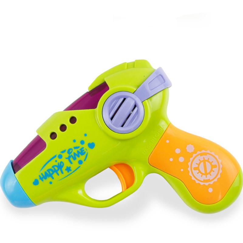 Children's Electric Toy Gun Cute Falling Light Glowing Sound Color Random Delivery