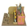 Sankei Studio Ghibli Mini Chihiros Reise Kamaji und Chihiro Papierbastelbogen Maßstabslos MP07-12