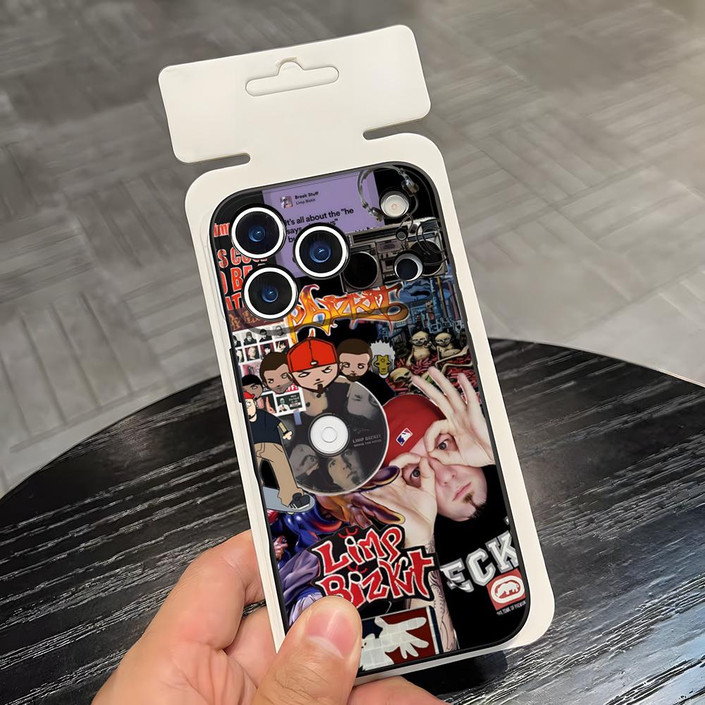 Rock Band L-Limp Bizkit Phone Case For IPhone 17 Air 16 E Pro Max 15 14 13 Mini 12 Pro 11 Max Plus Black Soft Shell