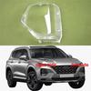 Car Front Headlight Cover Lampshades Lamp Shell Headlights Lens Cover For Hyundai Santa Fe Left