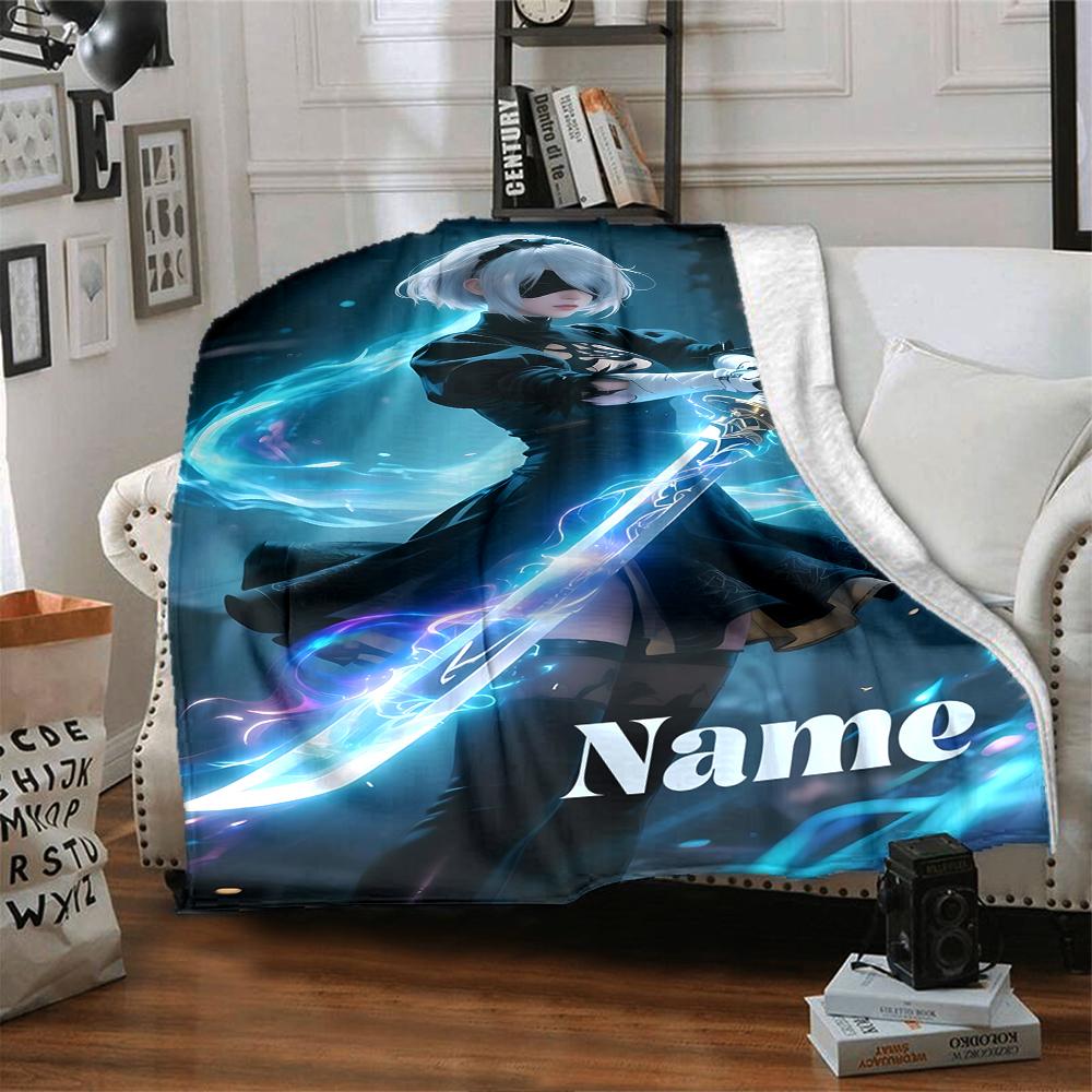 Custom Name Ghostly Urban Legends blanket for Couch & Bed, Plush Cozy Fuzzy Blanket Super Soft & Warm Blankets for Fall and Winter. 0908158