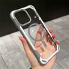 Luxury Magsafe Transparent Phone Case For iPhone 11 12 13 14 15 Pro Max Plus/Samsung S24 Ultra  Magnetic Candy Shockproof Bumper Cover