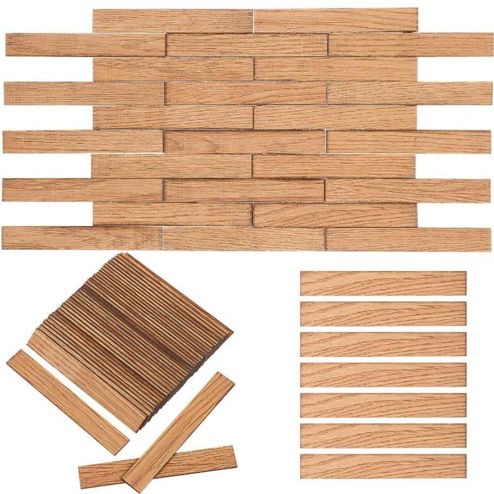 10pcs PVC Wooden Flooring Mini Furniture Wall Floor Decor Dollhouse Floor Tiles  Fit 1:12 Dollhouse