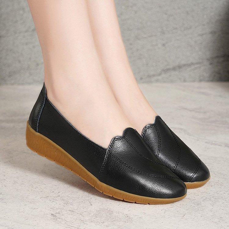 Fashion 2025 summer new casual comfortable Women's flat shoes Fashionable versatile women's shoes Anti-slip minimalist soft-soled shoes
