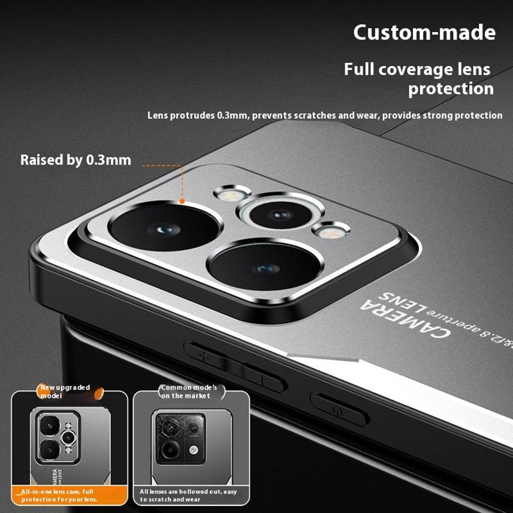 For Realme 15 5G Phone Case Aluminium Alloy TPU PC Back Cover