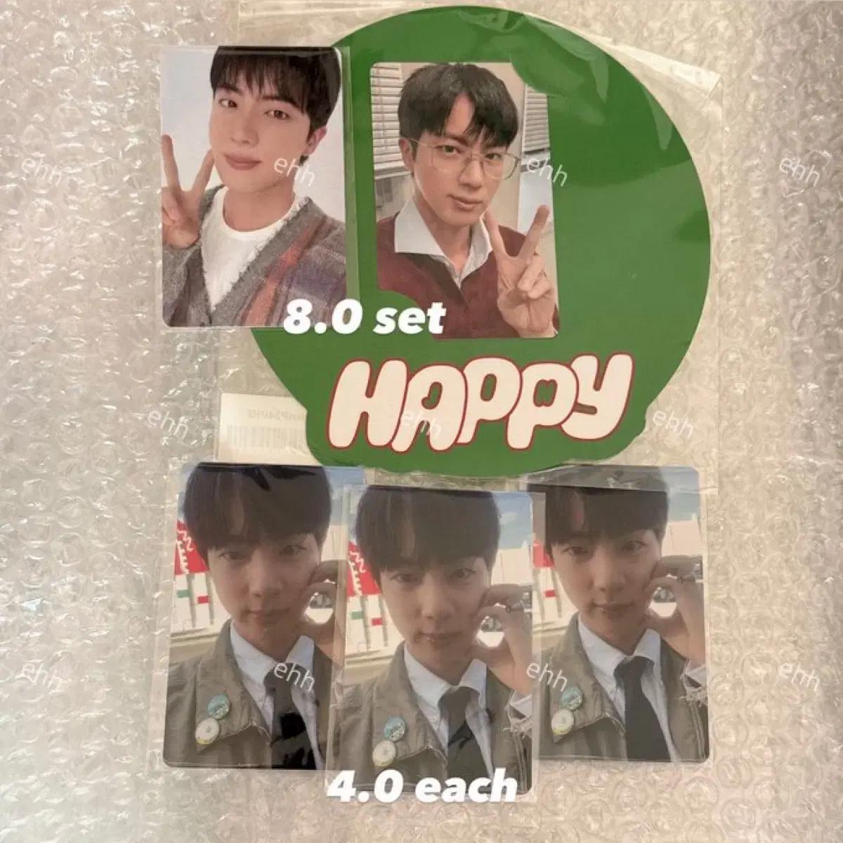 

Bts Jin Happy Japan Pre-order Benefit Set