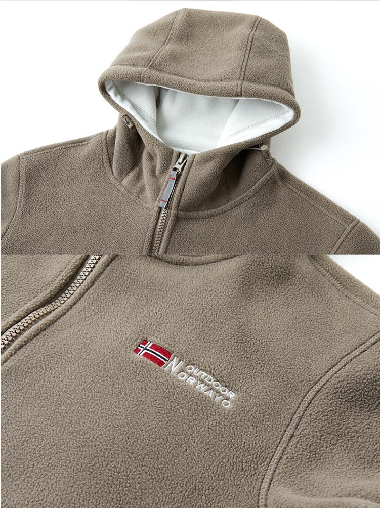 Unisex Sherpa Fleece Hooded Jacket: Warm, Thick, Casual Fashion for Autumn & Winter.