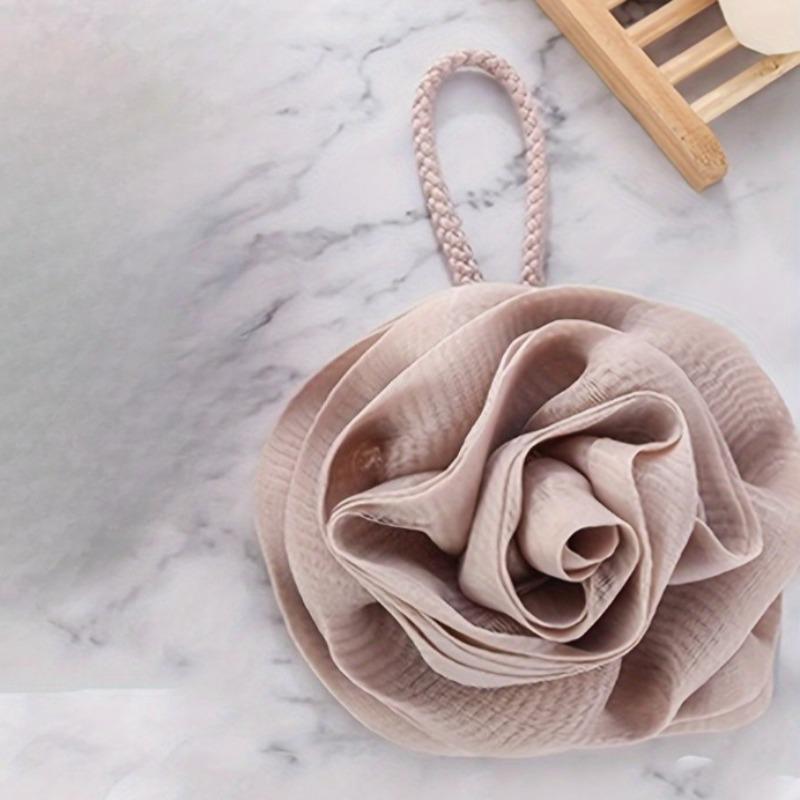 1pc Luxury Rose Bath Sponge,Ultra-Soft Large Shower Loofah for Women,Cute Non-Scattering Bubble Bath Flower,Bath Accessorie Gift хаки