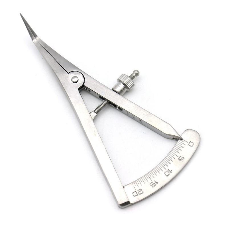 Dental Implant Bone Caliper Dental Surgical Wax Bone Thickness Dental Crown Gauge Calipers Dentist Medical Ruler