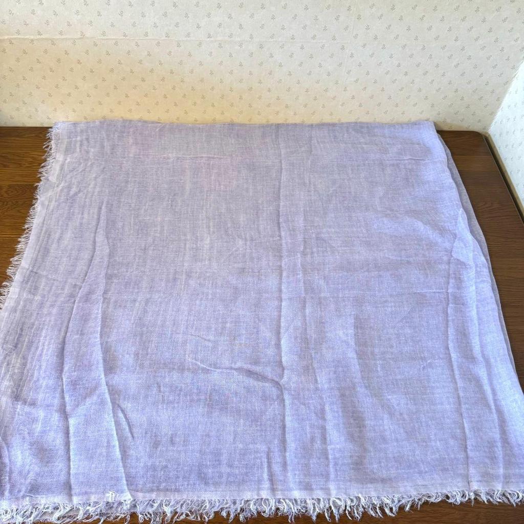 Used New with tags Faliero Sarti Stole Jur Modal Cashmere Purple Made in Italy