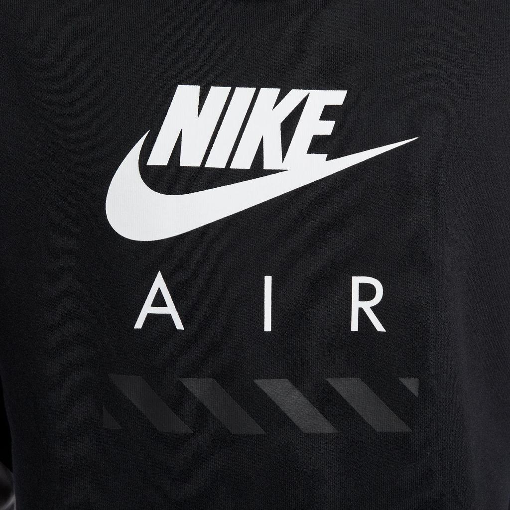 Nike Color Block Hooded Pullover College Style Long Sleeve Sweatshirt Men Sweatshirt Black HJ0274-010