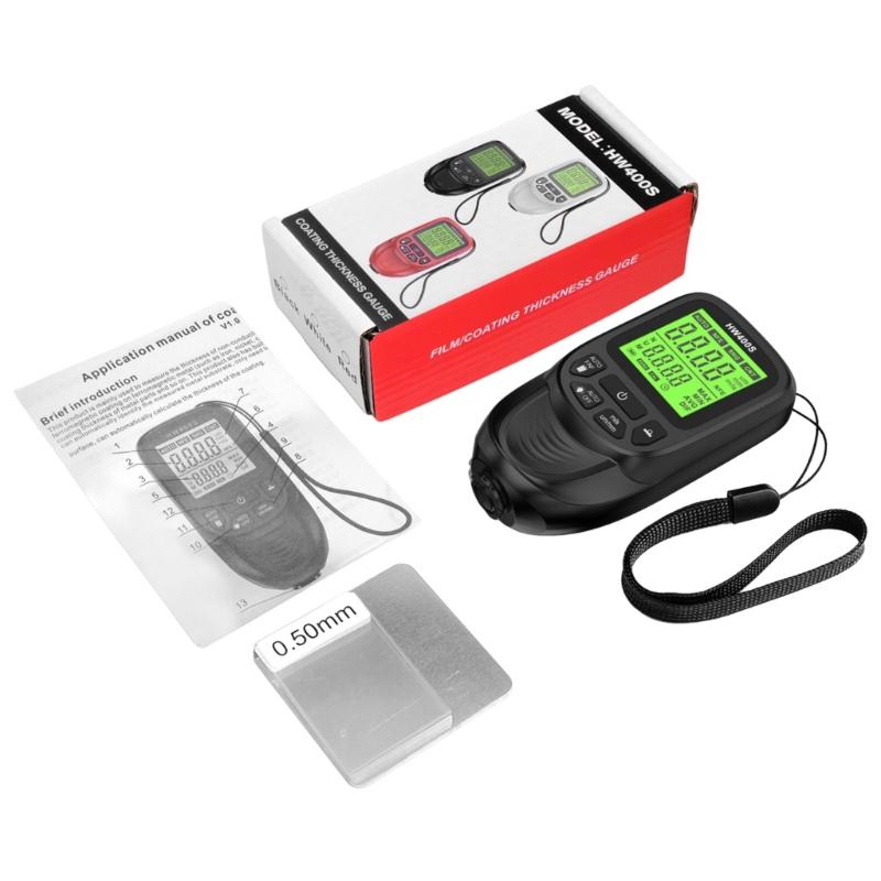 Digital Coating Thickness Gauge for Metal Coating Film Paint 0-2000um Thickness