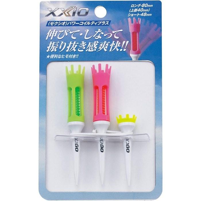 Dunlop XXIO Power Coil Tee Plus Pink x Green GGF-06503 Pink Green (1-Pack)