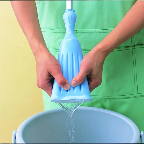 Azuma TK Toilet Mop, Aluminum Mop Handle with PP Wrapping, 100cm Long, Cleans All the Way To the Back of the Toilet Bowl