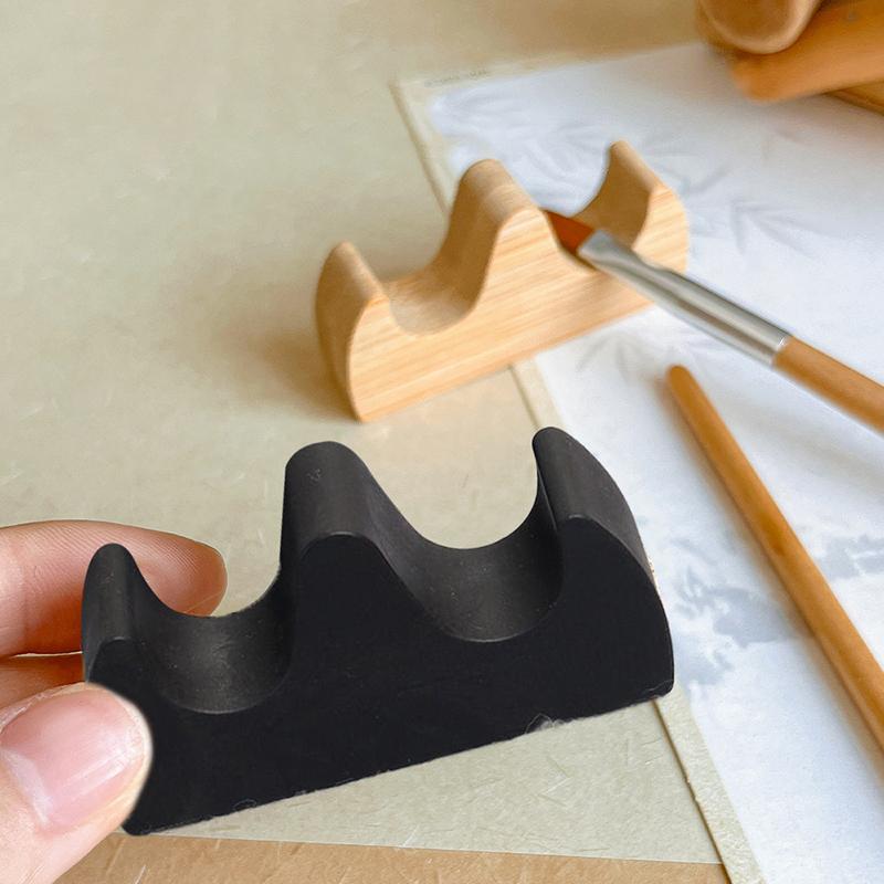 Nail Art Brush Cleaner Plastic Wooden Holder Uv Acrylic Gel Pen Pot Cleanser Cup Nail Brush Holder Professional Nail Tools