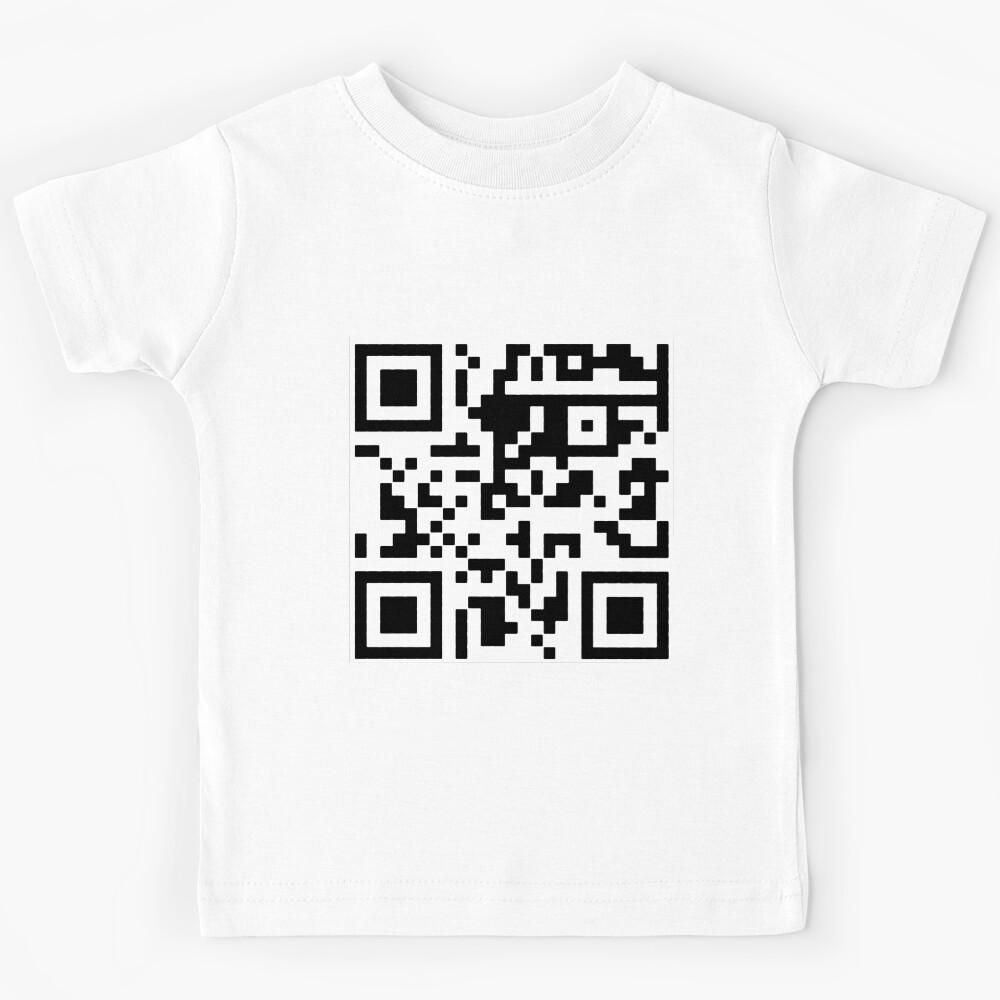 Rickroll QR code Kids T-Shirt 130