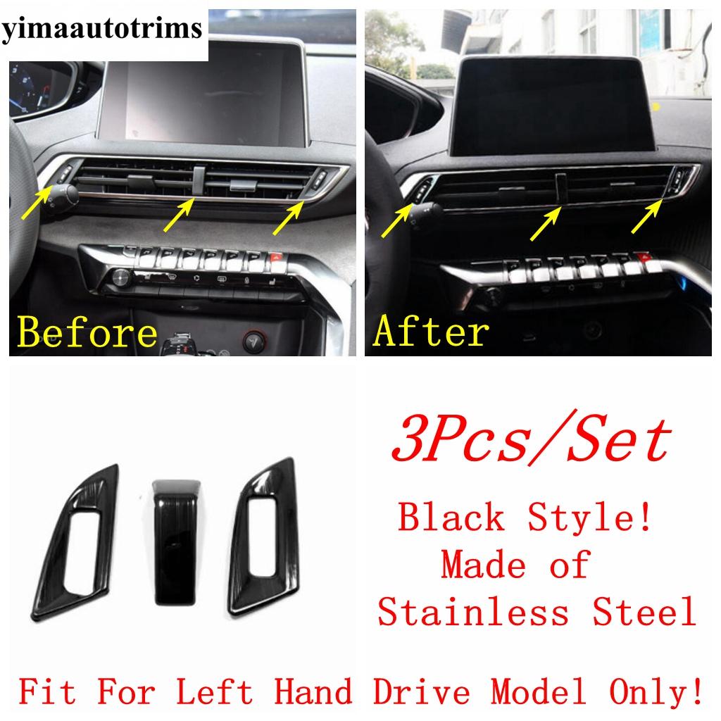 Water Cup Panel / Door Speaker / Handle Bowl / Glove Box Cover Trim For Peugeot 3008 5008 GT 2017 - Accessories Interior