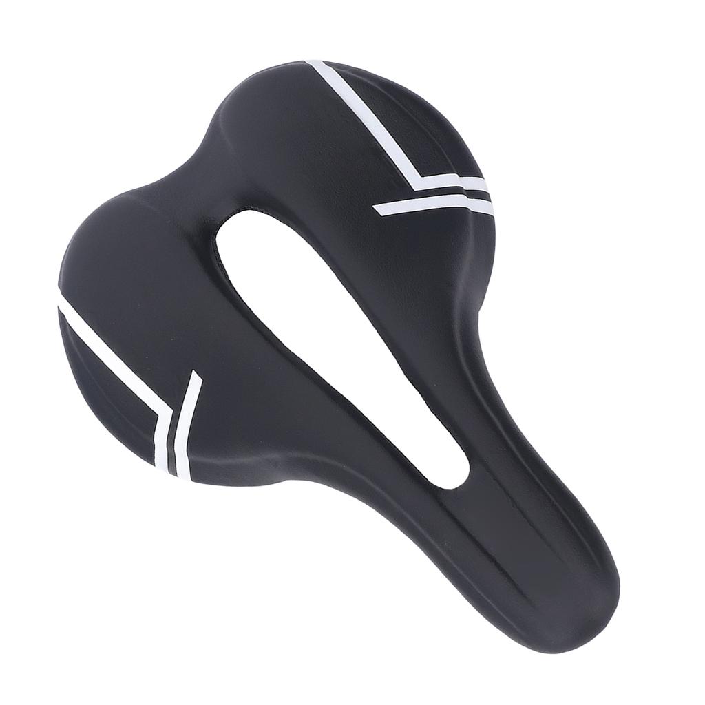 Mountain Bike Saddle Cushion Microfib  PU Lth  Hollow Brthable for Road Riding