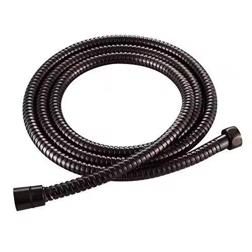 HONGDEC Modern Oil Rubbed Bronze Stainless Steel Hand Held Shower Hose for Bathroom