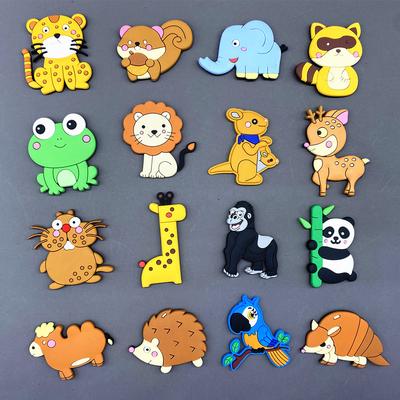 Neuer PVC Kühlschrankmagnet zur Kühlschrankdekoration Bauernhoftier-Magnete für Kinder Niedliche Kühlschrankmagnete für Kinder Magnetisches Spielzeug