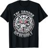 Samoanischer Werwolf Tattoo Grafik Rote Augen Für Männer T-Shirt