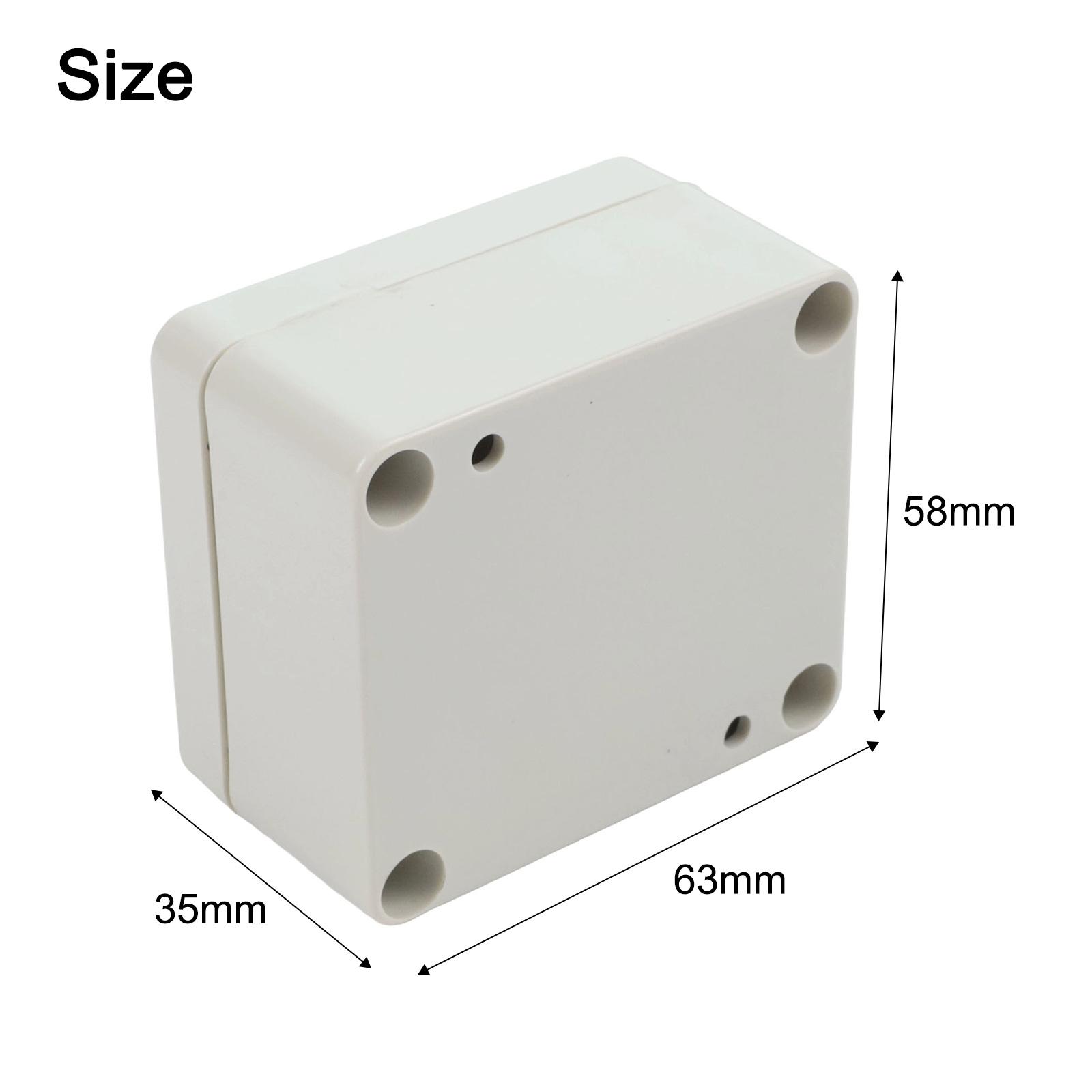 

Electronics Enclosure ABS Electronics Project Box High Compression Resistance High Quality ABS Material Easy Customization 63x58x35mm