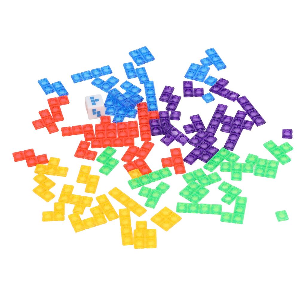 Russian Blocks Toy Jigsaw Puzzle Intelligence Colorful Russian Blocks Game Parent Children Interaction Toys