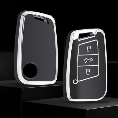 New Tpu Car Smart Key Case Cover Shell Fob For Volkswagen Vw Passat B8 Magotan For Skoda Kodiaq Superb A7 Keyless Accessories
