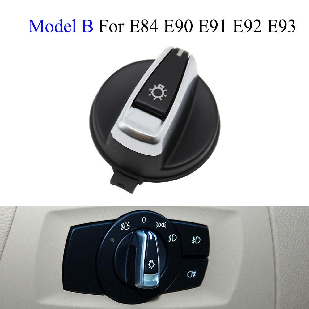 

Автомобильный переключатель фар, поворотная ручка, передняя фара, кнопочный колпачок для BMW 1 3 5 X1 X2 X3 X4 F10 F01 F25 F30 F32 E84 E90 Model B E84 E90