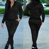 Folklore778 2Pcs/Set Lady Sports Suits Lounge Wear Sweatshirts Hoodies
