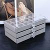 New Transparent Home Desktop 5-Tier Countertop Drawer Jewelry Box Storage Box Earring Storage Box, Jewelry Boxes