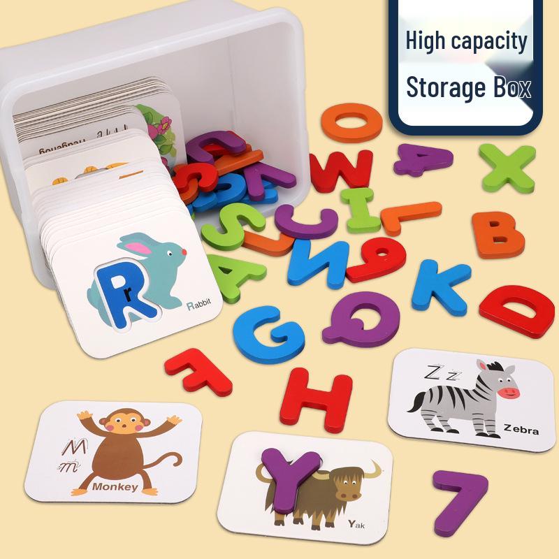 

ZSB18 Children s 3D Alphanumeric Matching Cards: Double-Sided English Puzzle Toy Mainland China