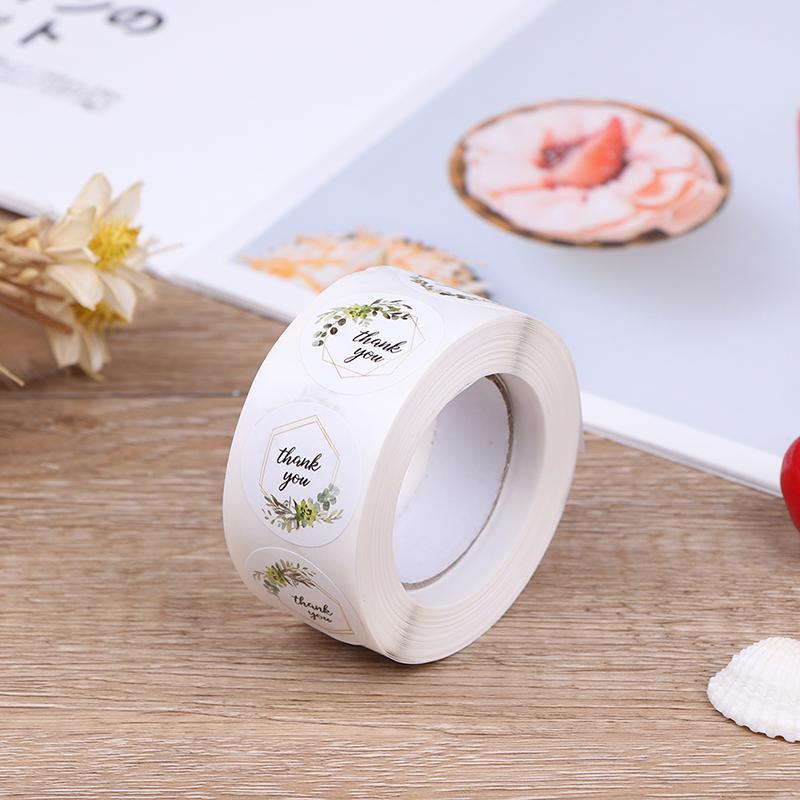 500Pcs/Roll Thank You Stickers For Seal Label Sealing Decoration Sticker