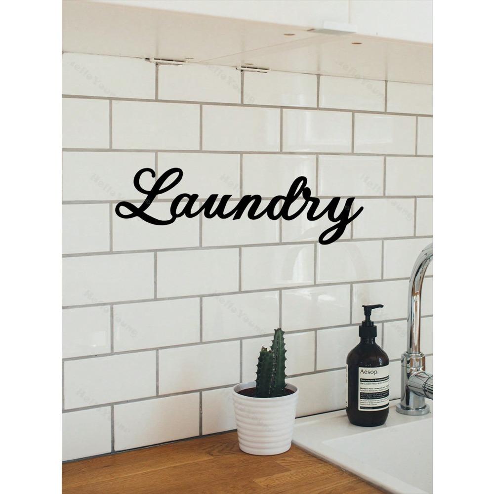 1pc Metal Letter Wall Sign Door Plate Country Home Decor Farmhouse Room Decoration