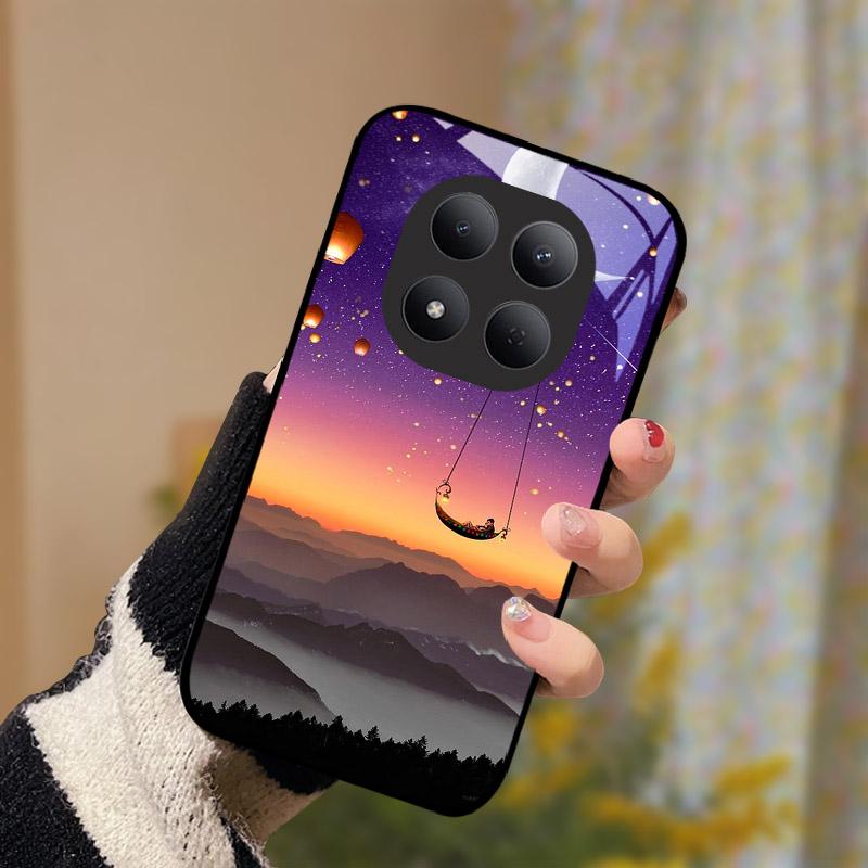 For Xiaomi POCO M8 Pro 5G Case M8Pro Tempered Glass Phone Cover For Redmi Note 15 Pro Plus Note15 Pro+ 5G Funda Camera Protector