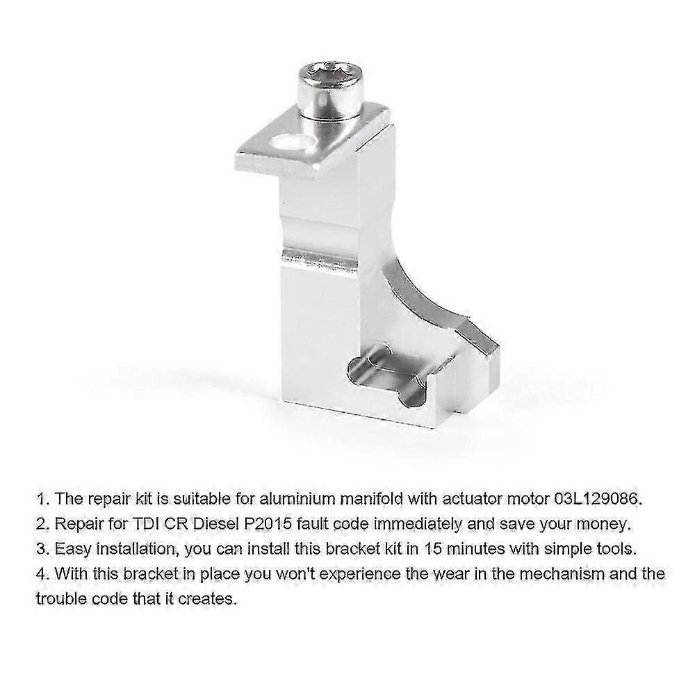 High Quality Brand New P2015 Repair Bracket Kit Intake Manifold For 2.0 Tdi