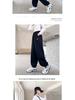 2025 Girls' Trendy Fleece-Lined Quick-Dry Wide-Leg Pants - Autumn/Winter Casual Sportswear